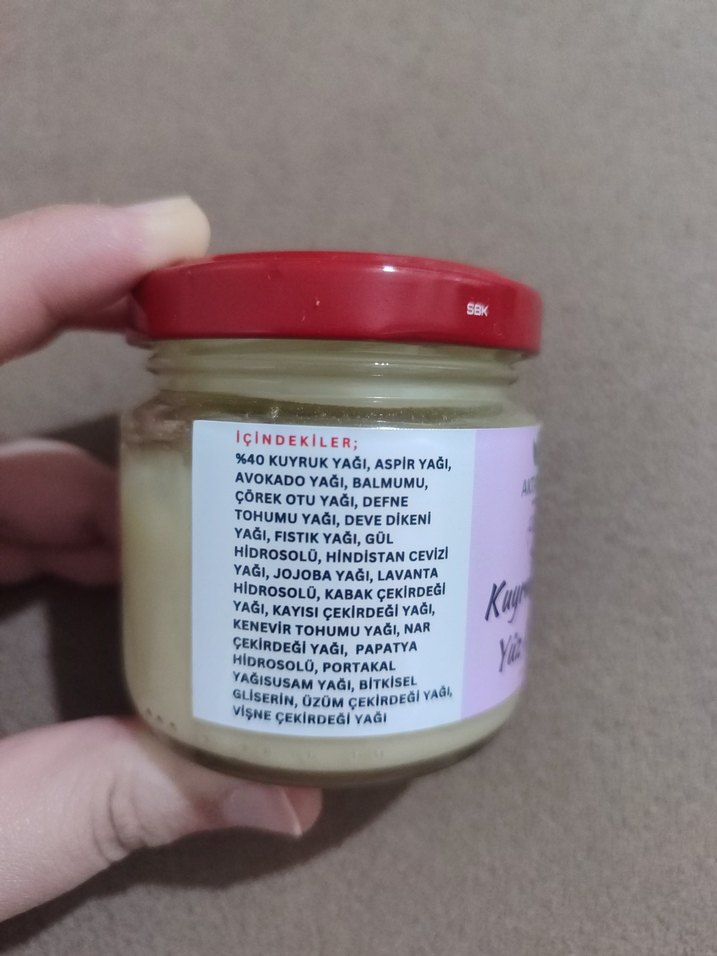 Aktarsan Kuyruk Yağlı Yüz Kremi - Görsel 2