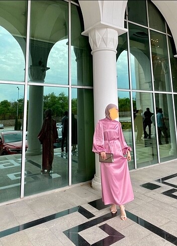 Manuka Balon Kol Pembe Abiye 