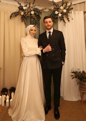 House Of Zarif Sarah Tesettür Nişan Elbisesi