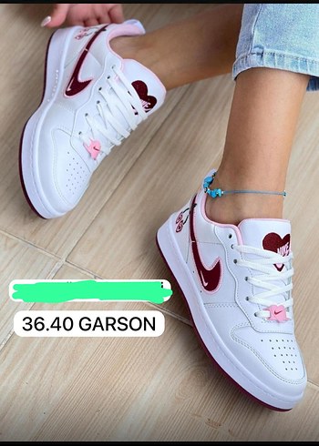 Bağcıklı Nike Stiletto Topuklu Spor Ayakkabı - Görsel 5
