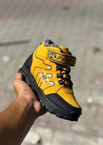 Pembe Kız Çocuk Rock Punk Botu Velcro - Görsel 7