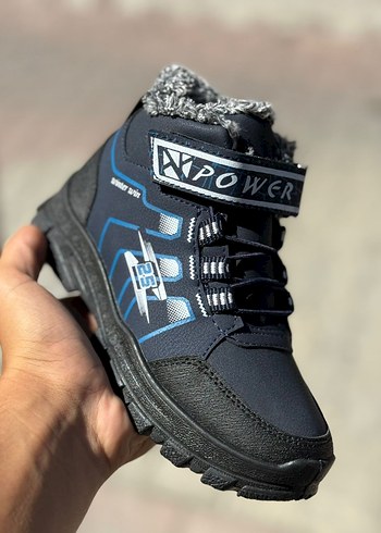 Pembe Kız Çocuk Rock Punk Botu Velcro - Görsel 5