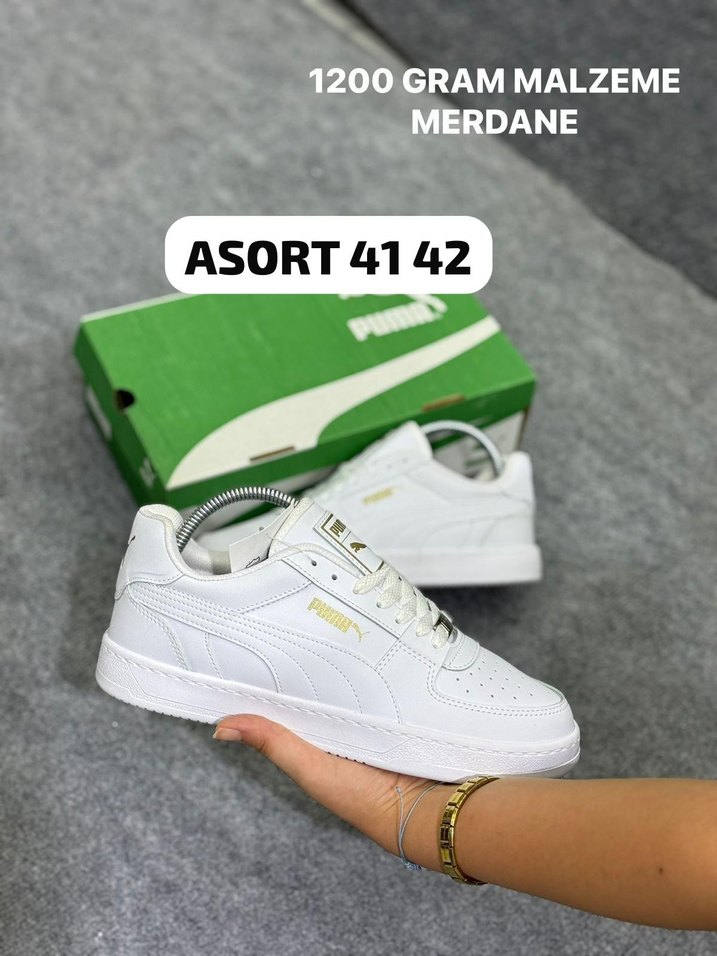 Beyaz Adidas Bağcıklı Blok Topuklu Kadın Spor Ayakkabı - Görsel 5