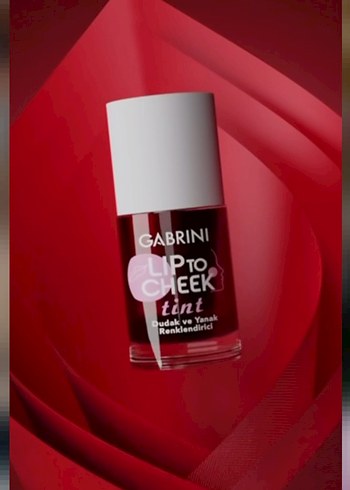 GABRINI Parlak Kırmızı Dudak ve Yanak Tint