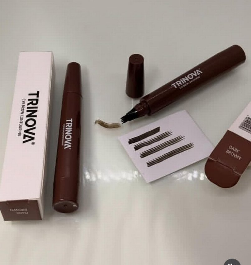 Trinova Koyu Kahverengi Kaş Kalemi - Görsel 2