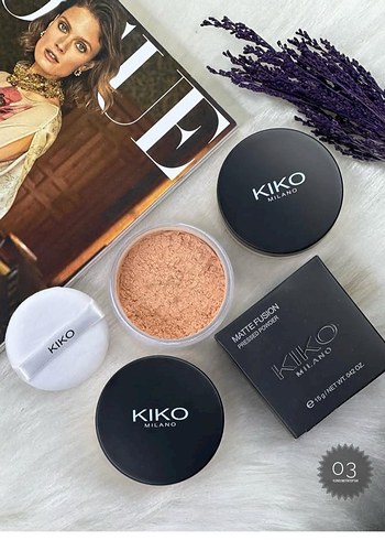 Kiko Milano Mat Pudra - 01 Açık Bej - Görsel 3