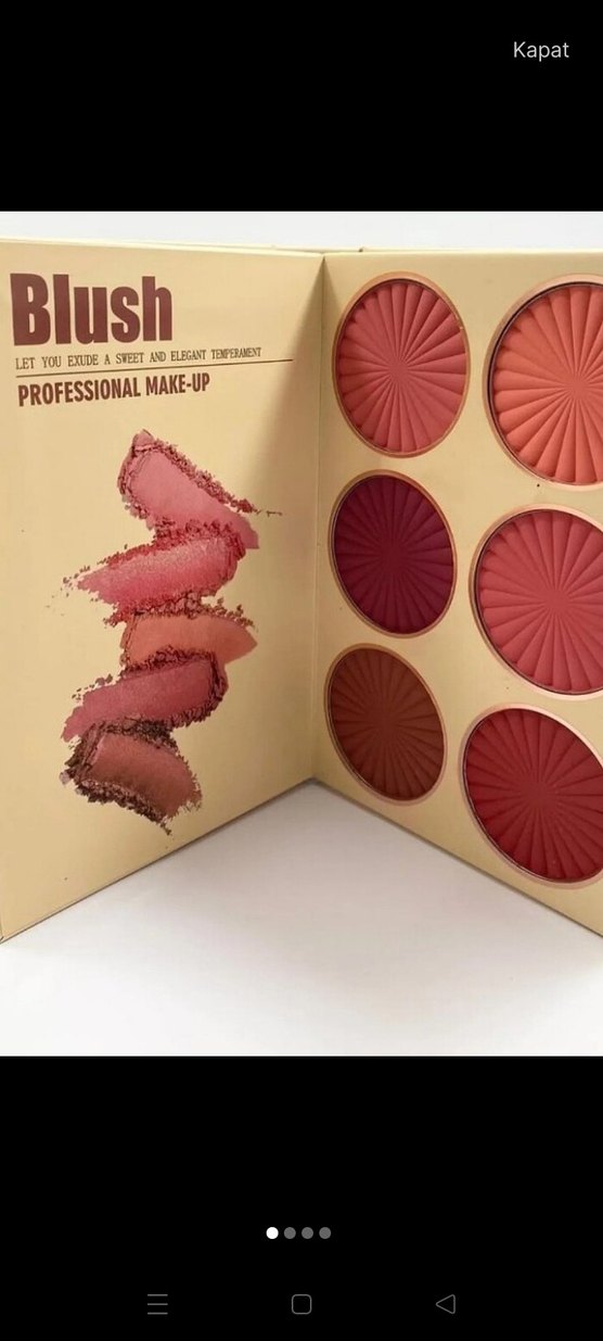 Bej Tonlarda Profesyonel Göz Farı Paleti - Görsel 2