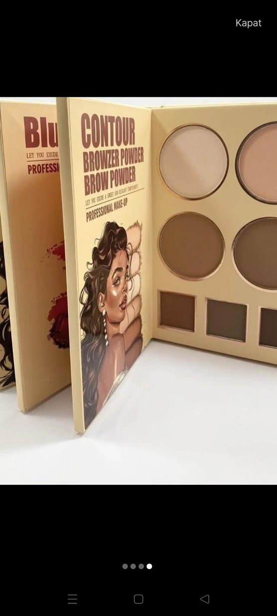 Bej Tonlarda Profesyonel Göz Farı Paleti - Görsel 4