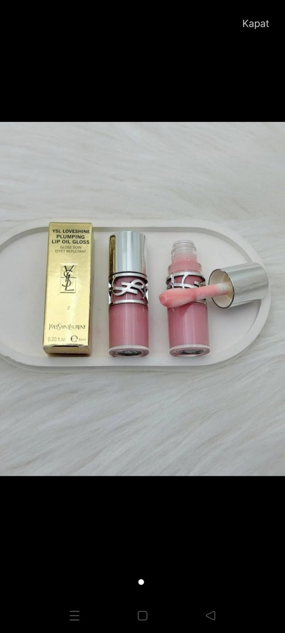 YSL Burgundy Parlak Dudak Parlatıcısı - Görsel 4