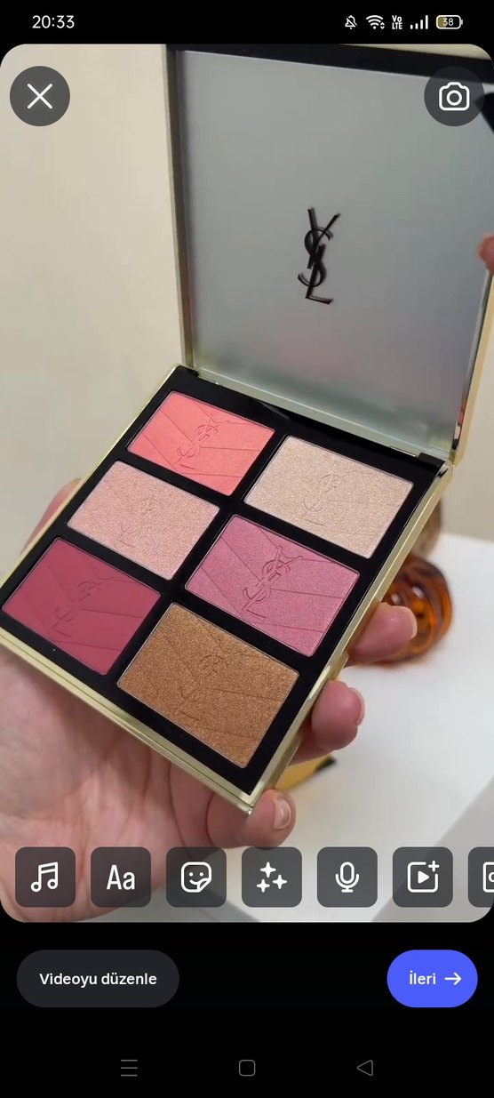 YSL Dörtlü Göz Farı Paleti Bej Tonları - Görsel 2