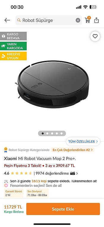 Mi robot vacuum mop 2 pro+