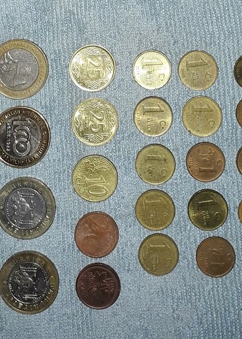 AYASOFYA HATIRASI VE ÇEŞİTLİLİ MADENİ PARALAR - Görsel 4