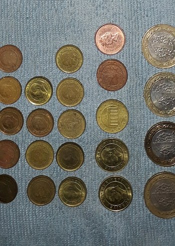 AYASOFYA HATIRASI VE ÇEŞİTLİLİ MADENİ PARALAR - Görsel 6