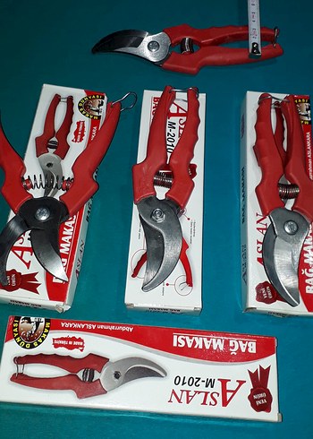  Beden Aslan Kırmızı Budama Makası sıfır ürünler