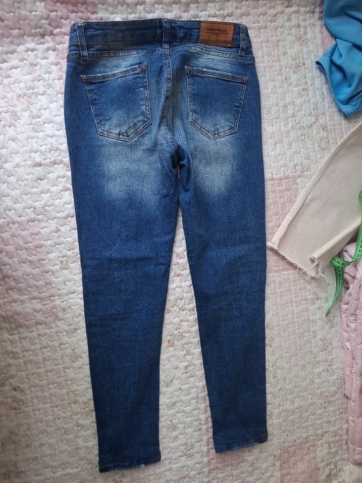 Orfeo Negro Yırtık Detaylı Skinny Jean  29 Beden - Görsel 2