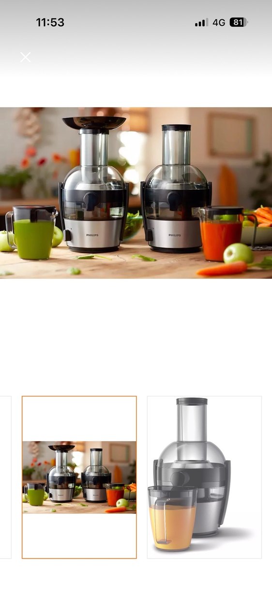 Philips Gri Katı Meyve Sıkacağı - Görsel 3