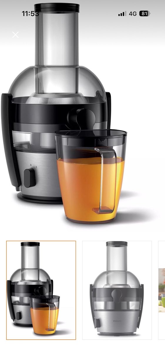 Philips Gri Katı Meyve Sıkacağı - Görsel 2