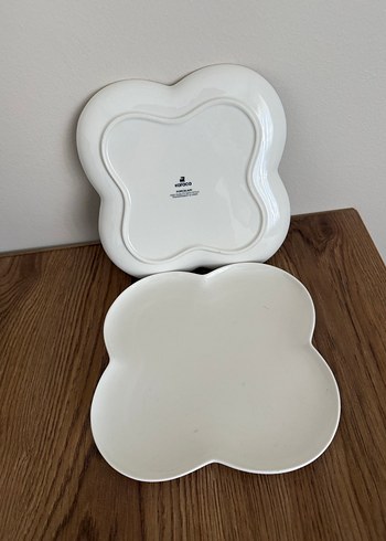 Beyaz Gri Kenarlı Yemek Tabakları Seti - Görsel 7