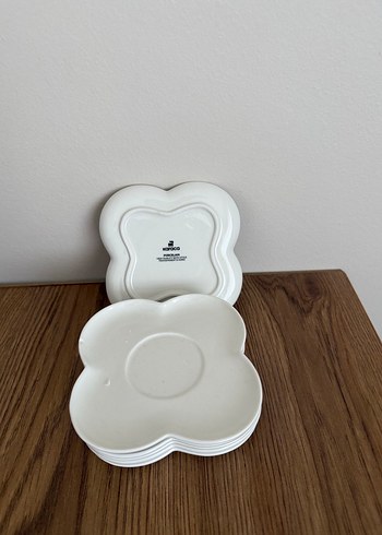 Beyaz Gri Kenarlı Yemek Tabakları Seti - Görsel 8