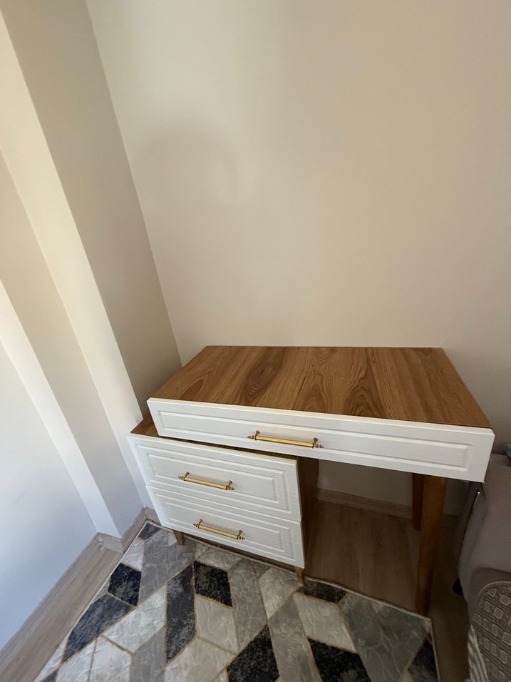 Beyaz makyaj organizeri çekmeceli - Görsel 5