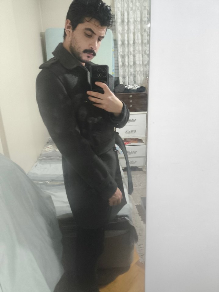 Antrasit Network Erkek Kaban - Görsel 3