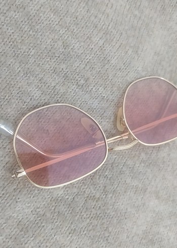 Şeffaf Pembe Minimalist Kadın Gözlüğü - Görsel 3