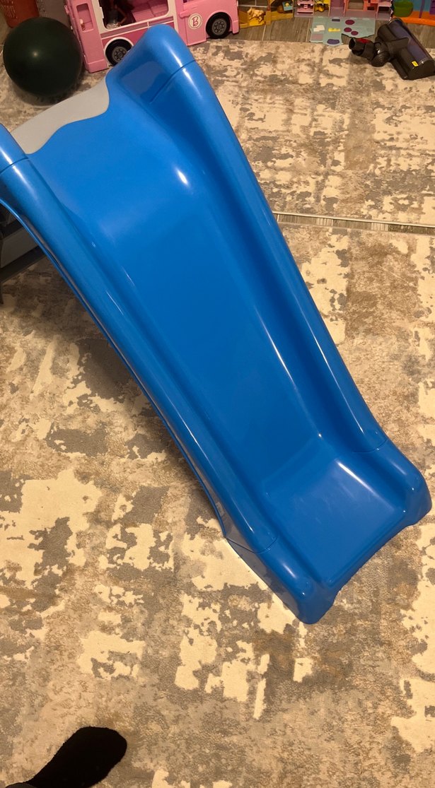 Mavi ve Gri Çocuk Kaydırağı - Görsel 3