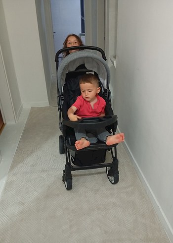 9- 36 kg Beden gri Renk Gri Bebek Arabası