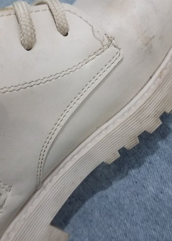 38 Beden beyaz Renk Beyaz Stiletto Topuklu Kadın Botu
