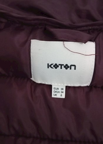 Bordo Kadın Kışlık Mont - Görsel 4