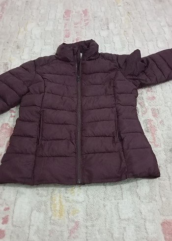 Bordo Kadın Kışlık Mont - Görsel 2