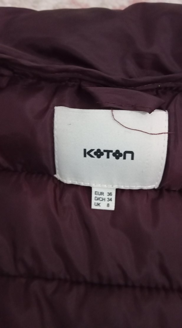 Bordo Kadın Kışlık Mont - Görsel 4