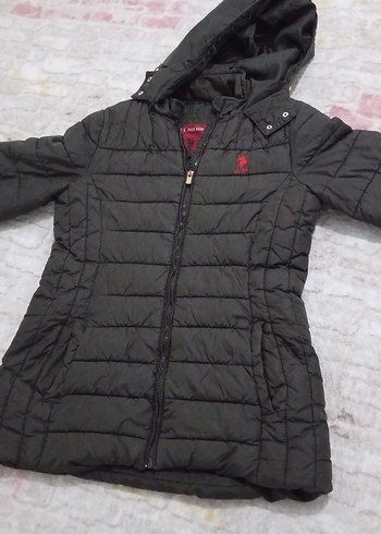 yeşil Kapüşonlu Kadın Kışlık Mont - Görsel 2