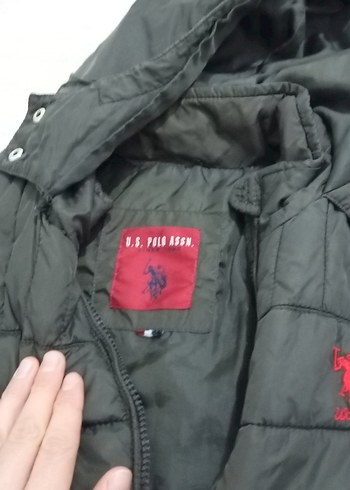 yeşil Kapüşonlu Kadın Kışlık Mont - Görsel 3