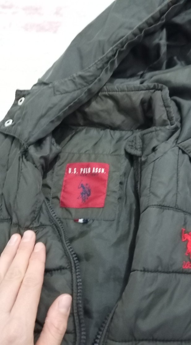 yeşil Kapüşonlu Kadın Kışlık Mont - Görsel 3