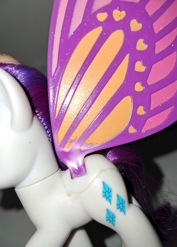 my little pony glimmer wings rarity - Görsel 4