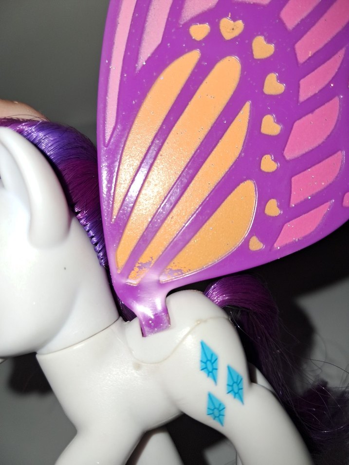 my little pony glimmer wings rarity - Görsel 4