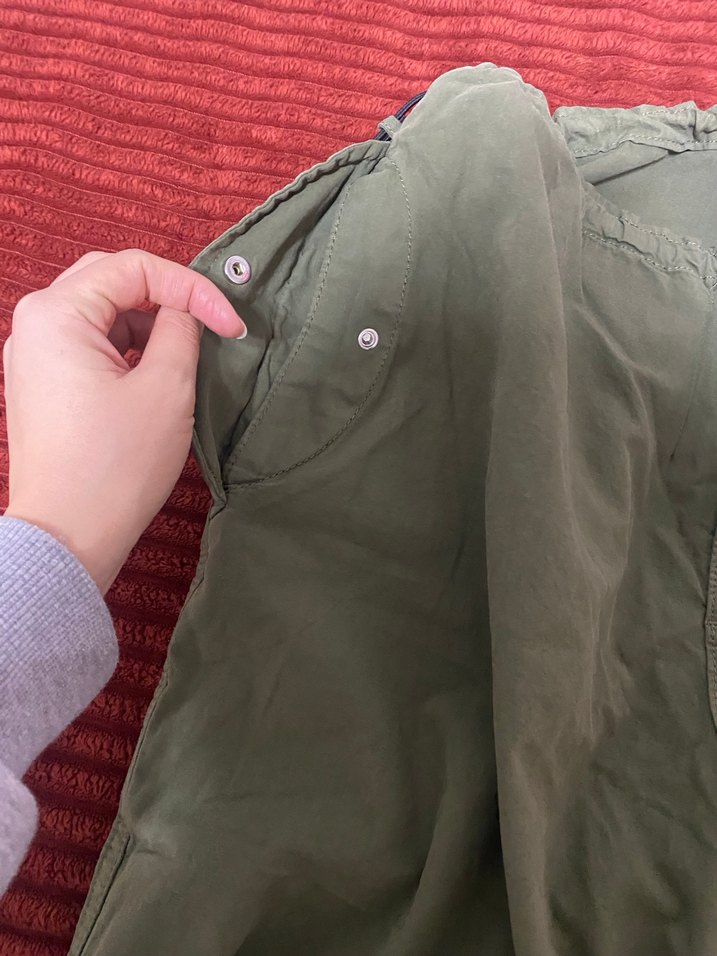 Kadın Haki Boyfriend Pantolon - Görsel 3