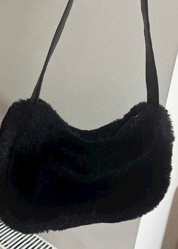 H&M H&M Siyah Kürklü Çanta