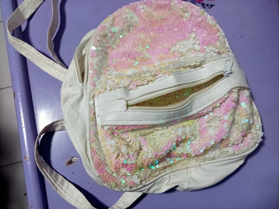 Pembe Nakışlı cocuk Sırt Çantası - Görsel 2