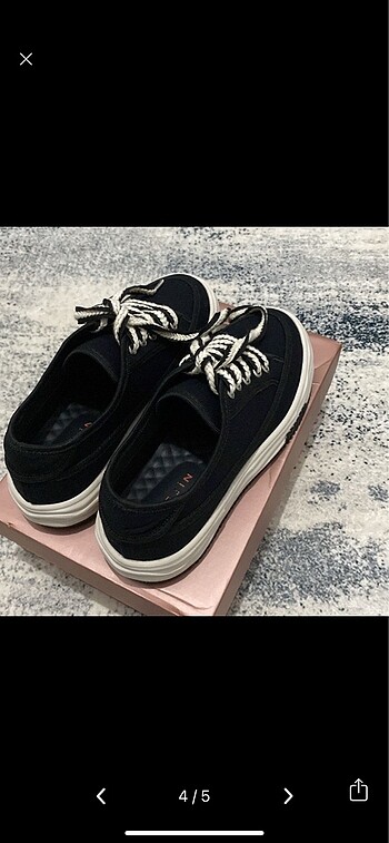 38 Beden siyah Renk Marjın sneaker