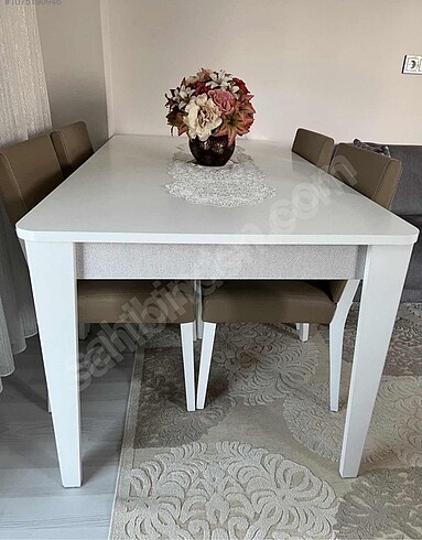  Beden camel Renk Yemek masası takımı BELLONA
