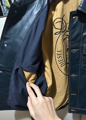 Diesel Gerçek Deri Vintage Erkek Ceket