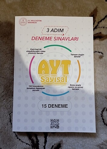 3 Adım AYT Sayısal Deneme (15Deneme)
