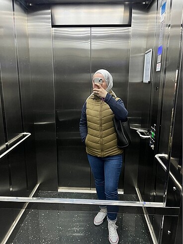 us polo haki şişme yelek