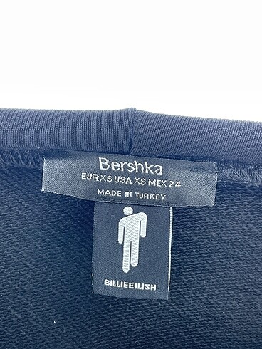 xs Beden siyah Renk Bershka Sweatshirt %70 İndirimli.