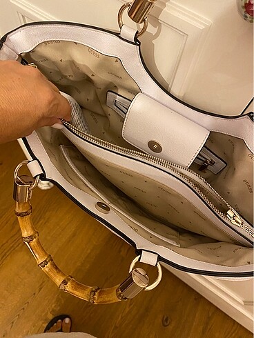 Guess hasır çanta - Görsel 5