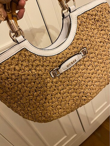 Guess hasır çanta - Görsel 6