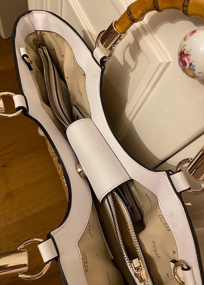 Guess hasır çanta - Görsel 3