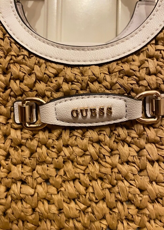 Guess hasır çanta - Görsel 2